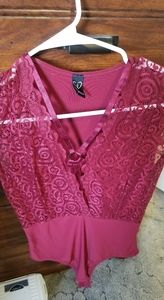 Beautiful lace body suit blouse
